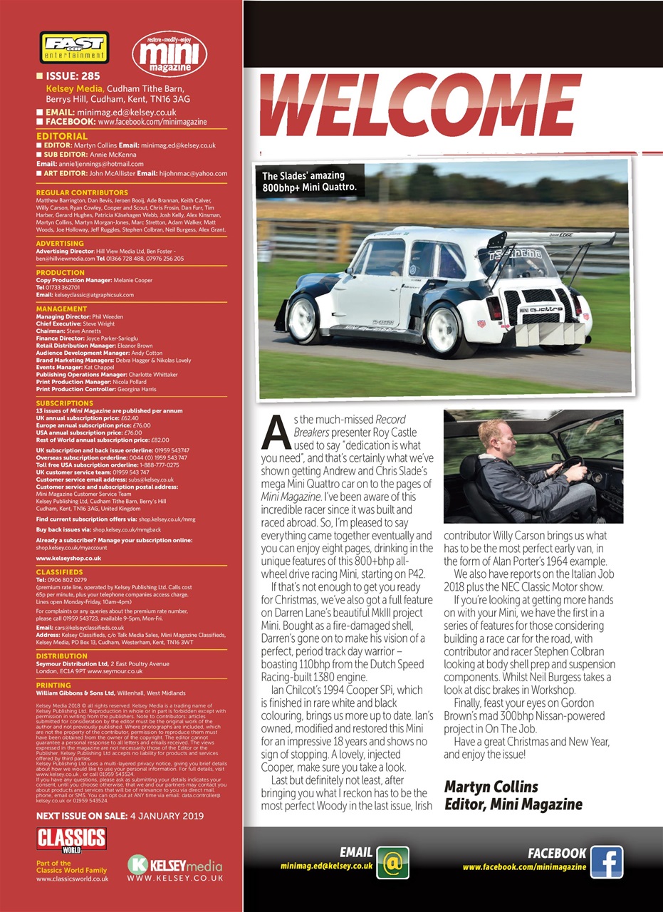 Mini Magazine Preview Pages