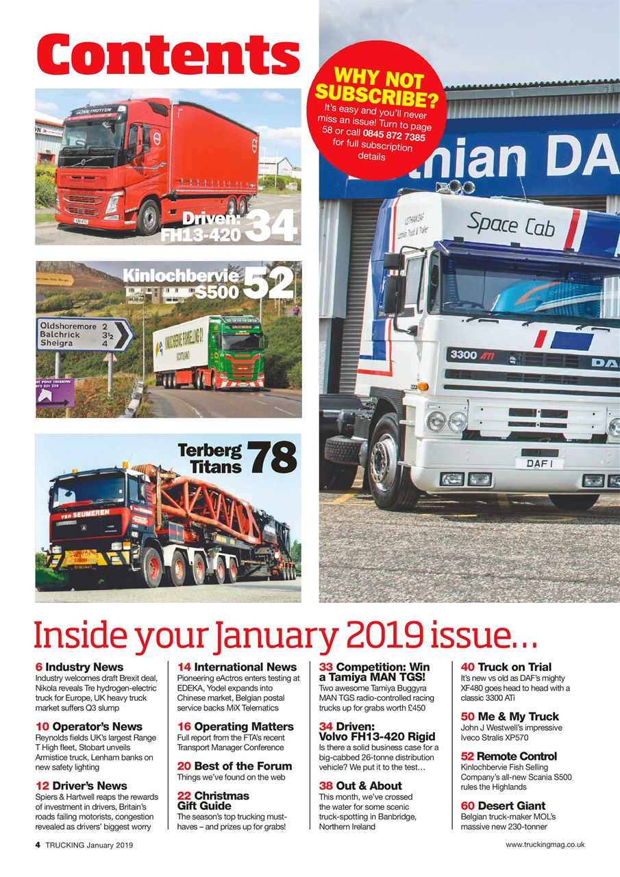 Trucking Magazine Preview Pages