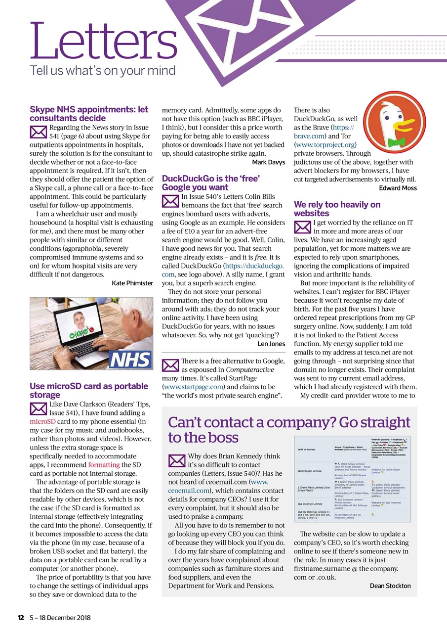 Computer Active Preview Pages