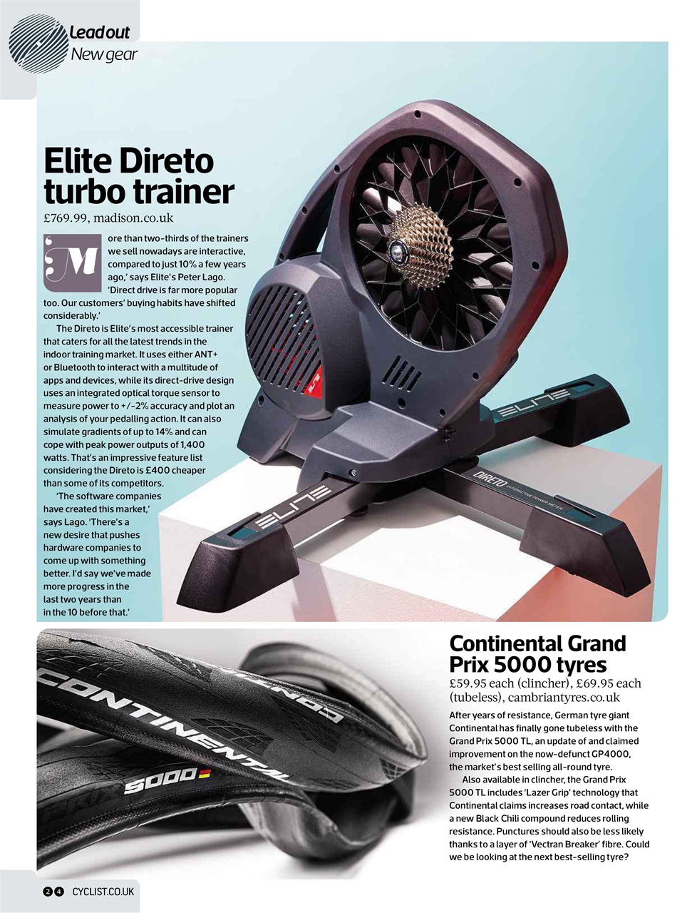 Cyclist Preview Pages