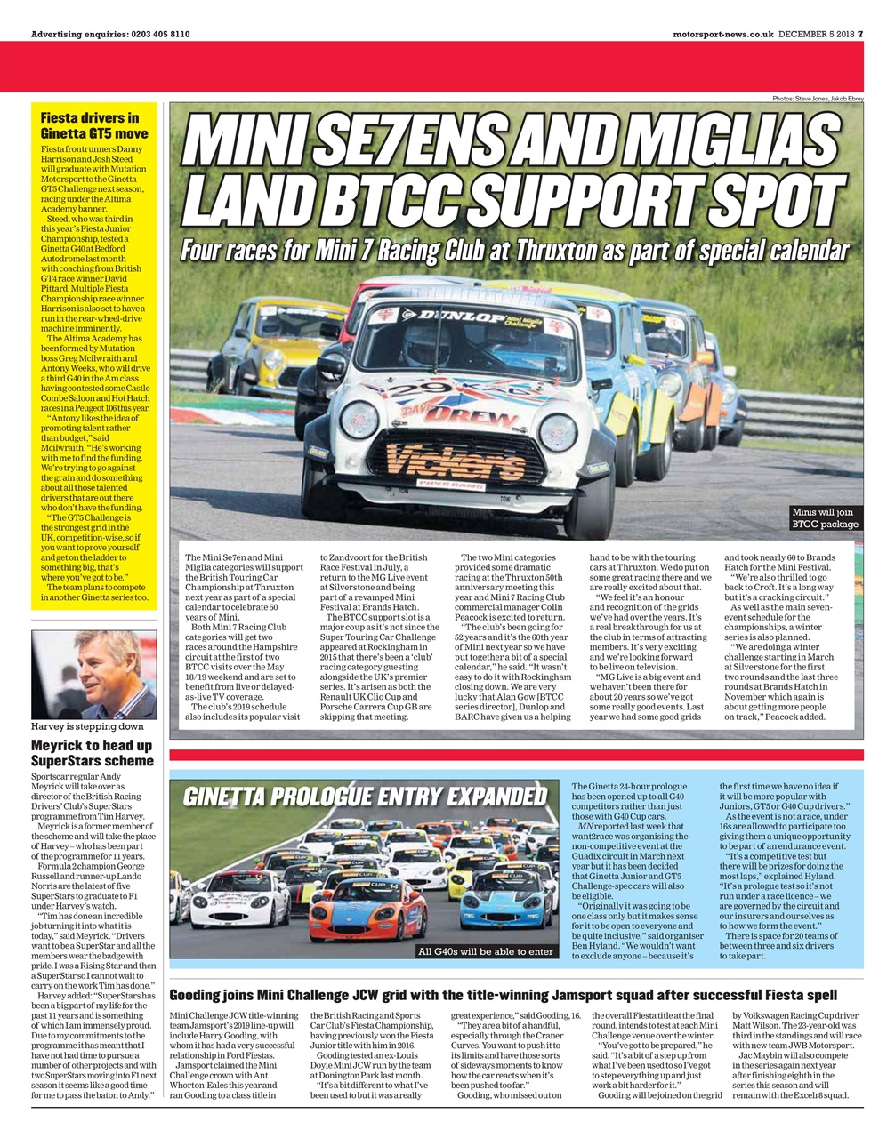 Motorsport News Preview Pages