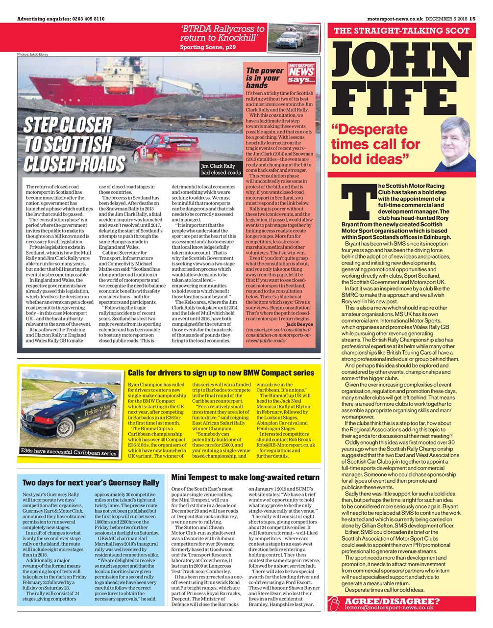 Motorsport News Preview Pages