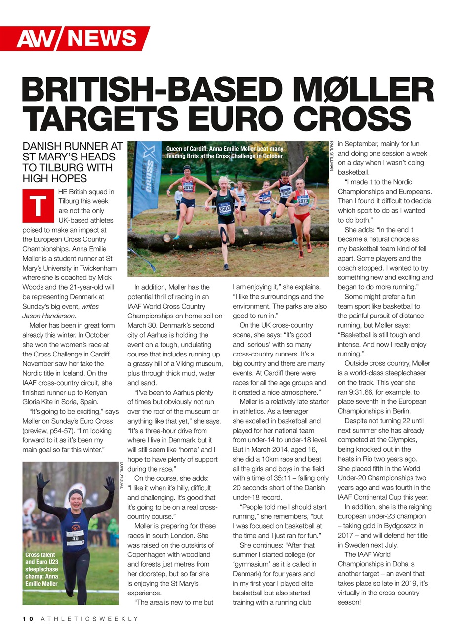 AW – Athletics Weekly Magazine Preview Pages