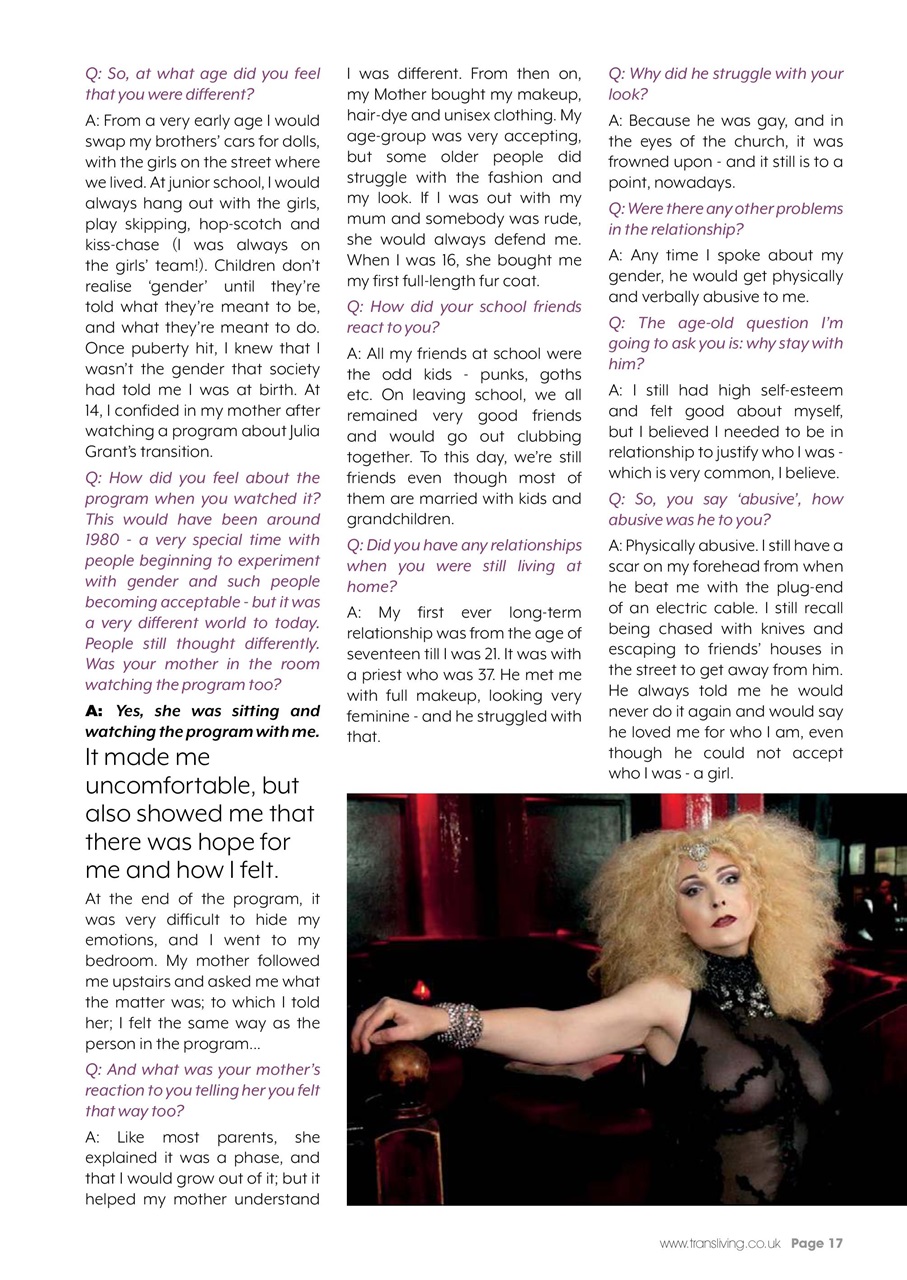 Transliving Magazine Preview Pages
