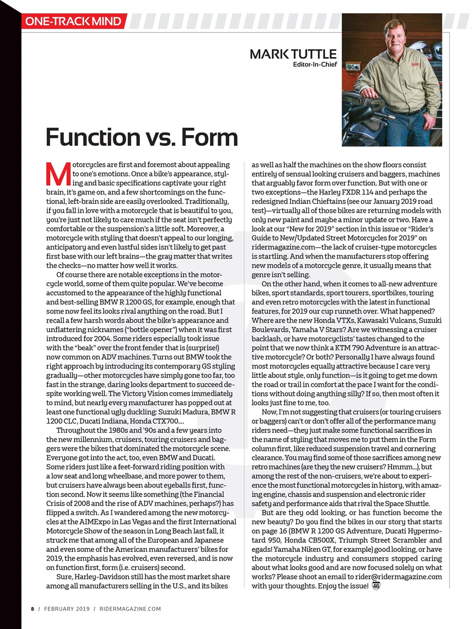 Rider Magazine Preview Pages