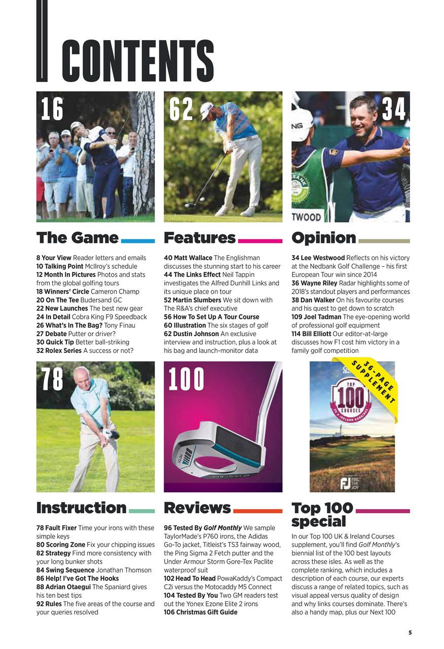 Golf Monthly Preview Pages