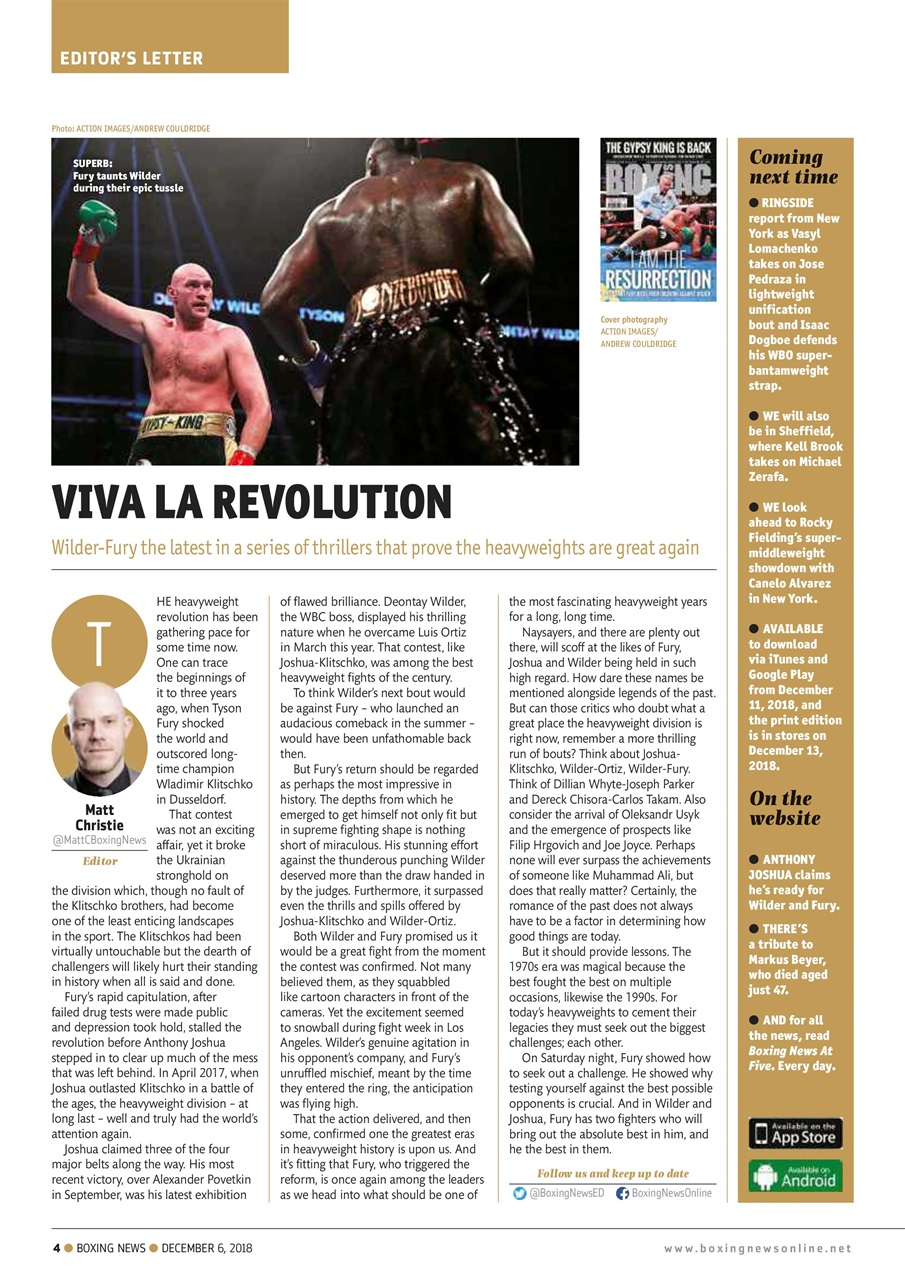 Boxing News Preview Pages