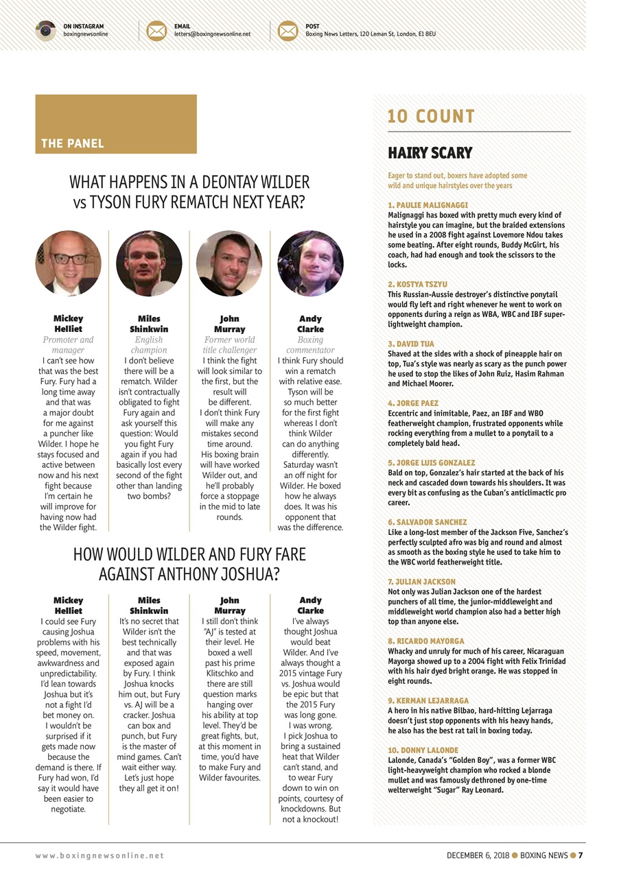 Boxing News Preview Pages