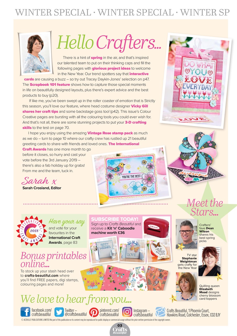 Crafts Beautiful Preview Pages