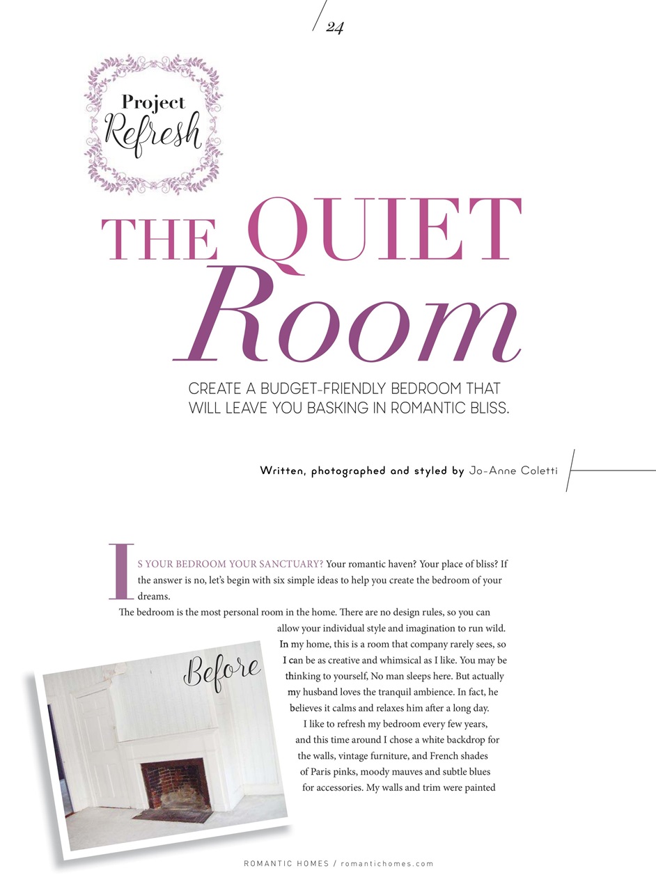 Romantic Homes Preview Pages