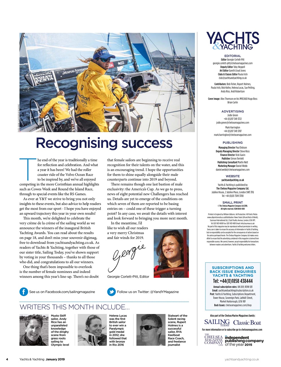Yachts & Yachting Preview Pages