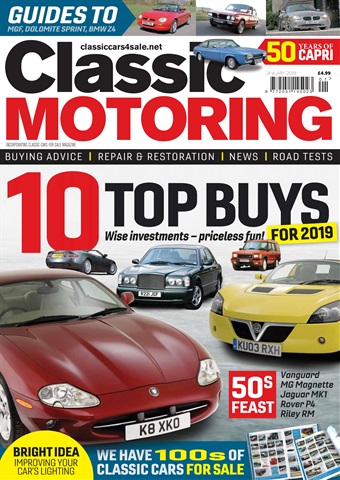 Classic Motoring issue Jan 2019