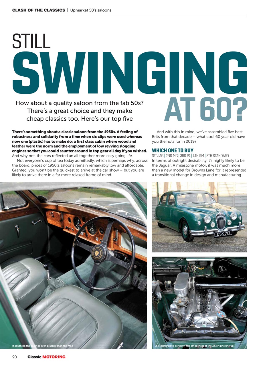 Classic Motoring Preview Pages