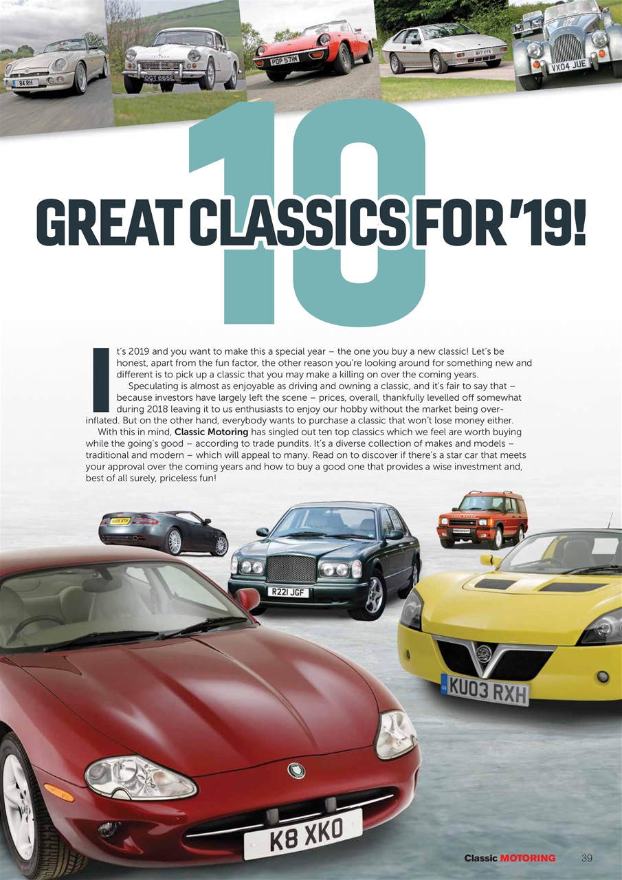 Classic Motoring Preview Pages