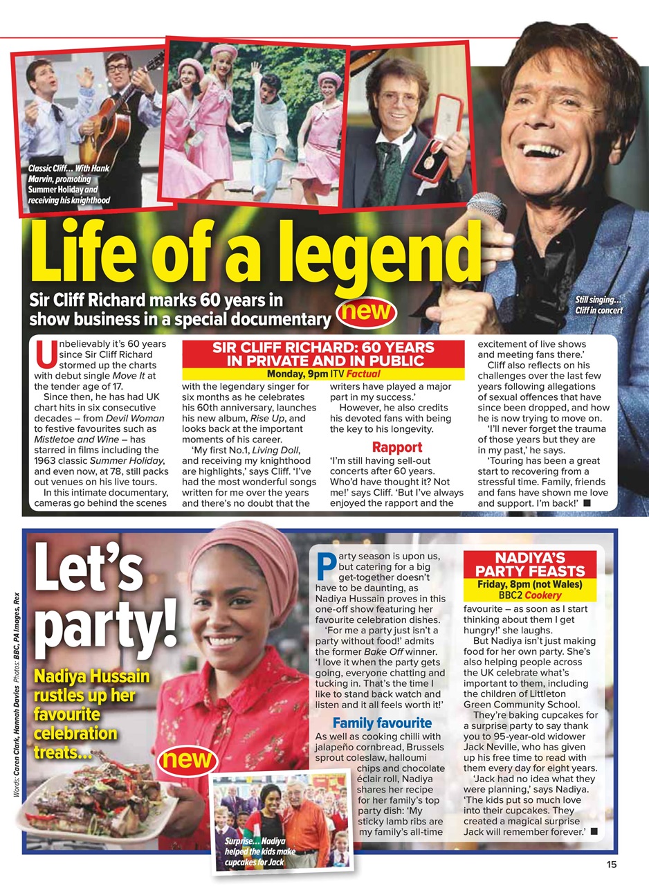 What's on TV Preview Pages