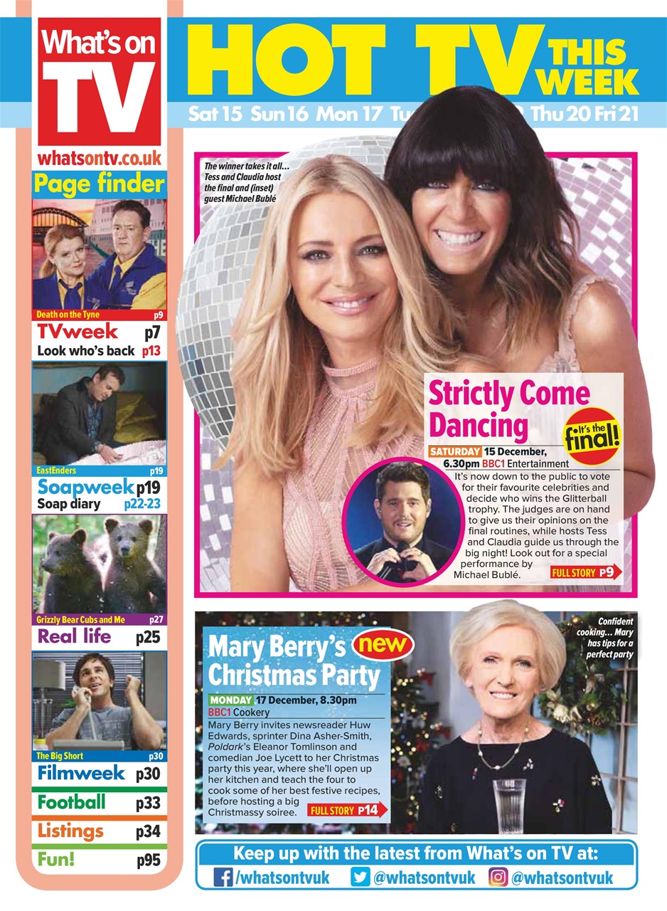 What's on TV Preview Pages