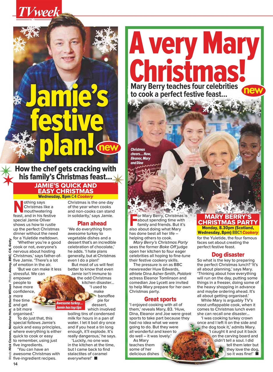 What's on TV Preview Pages