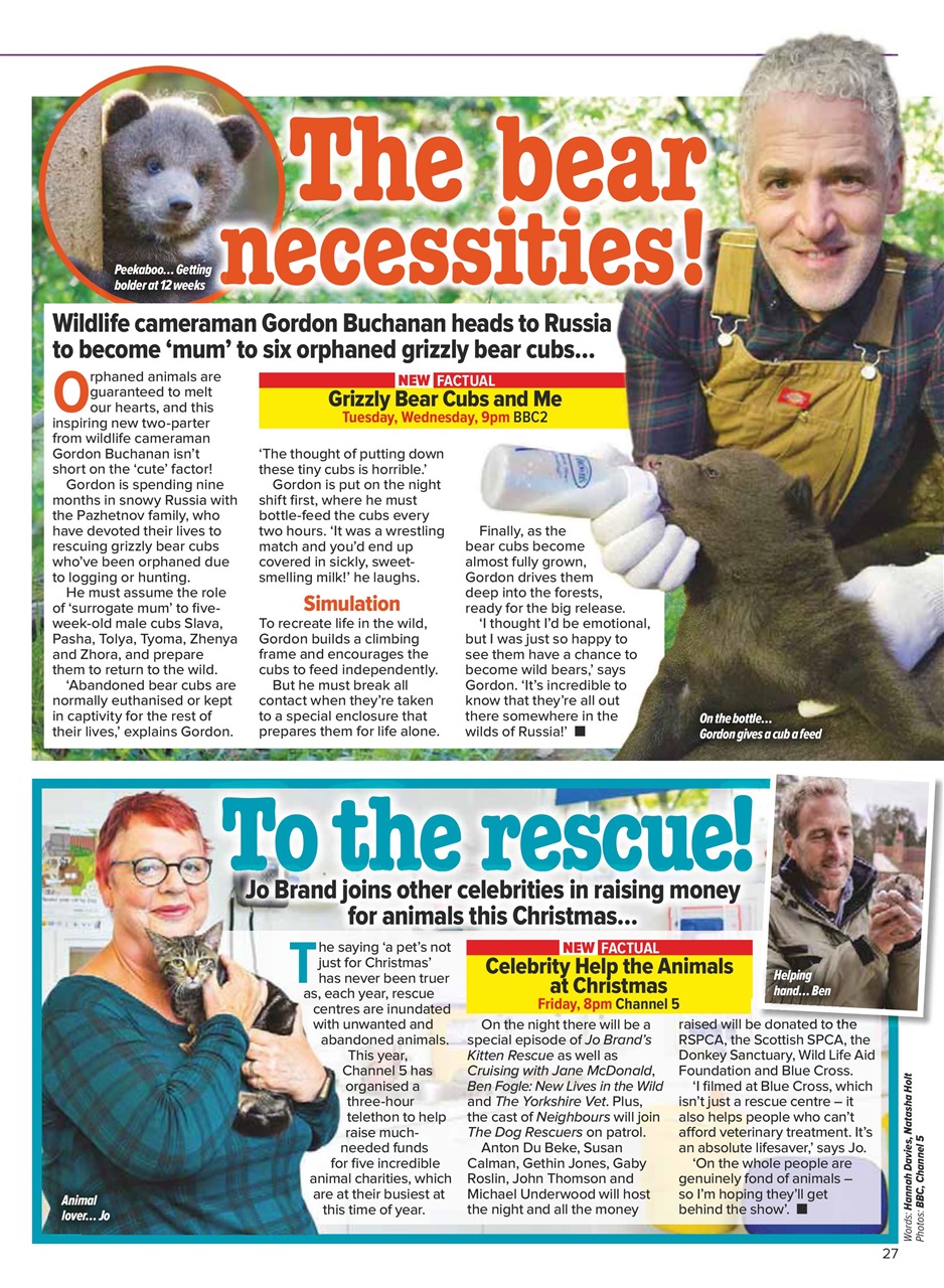 What's on TV Preview Pages