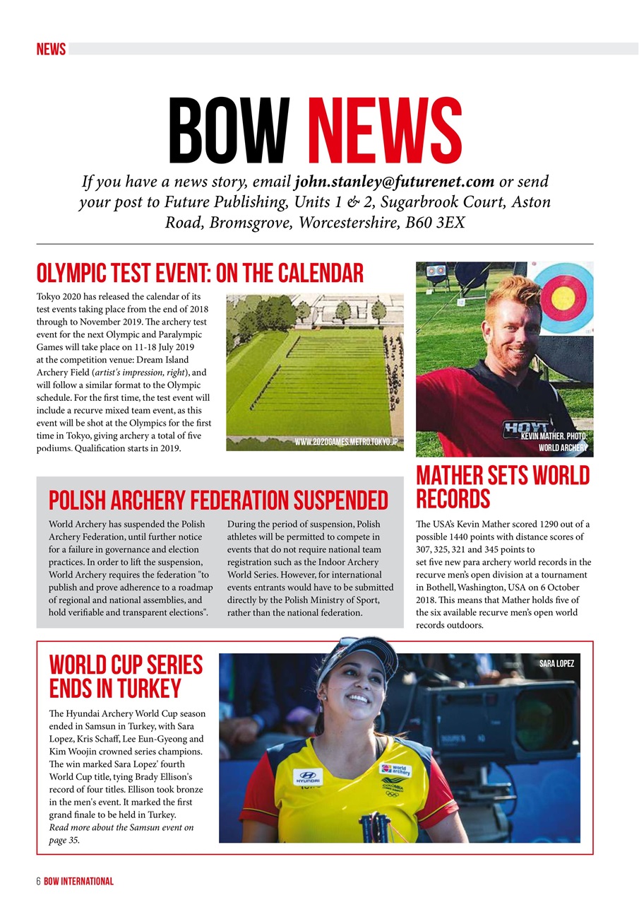 Bow International Preview Pages