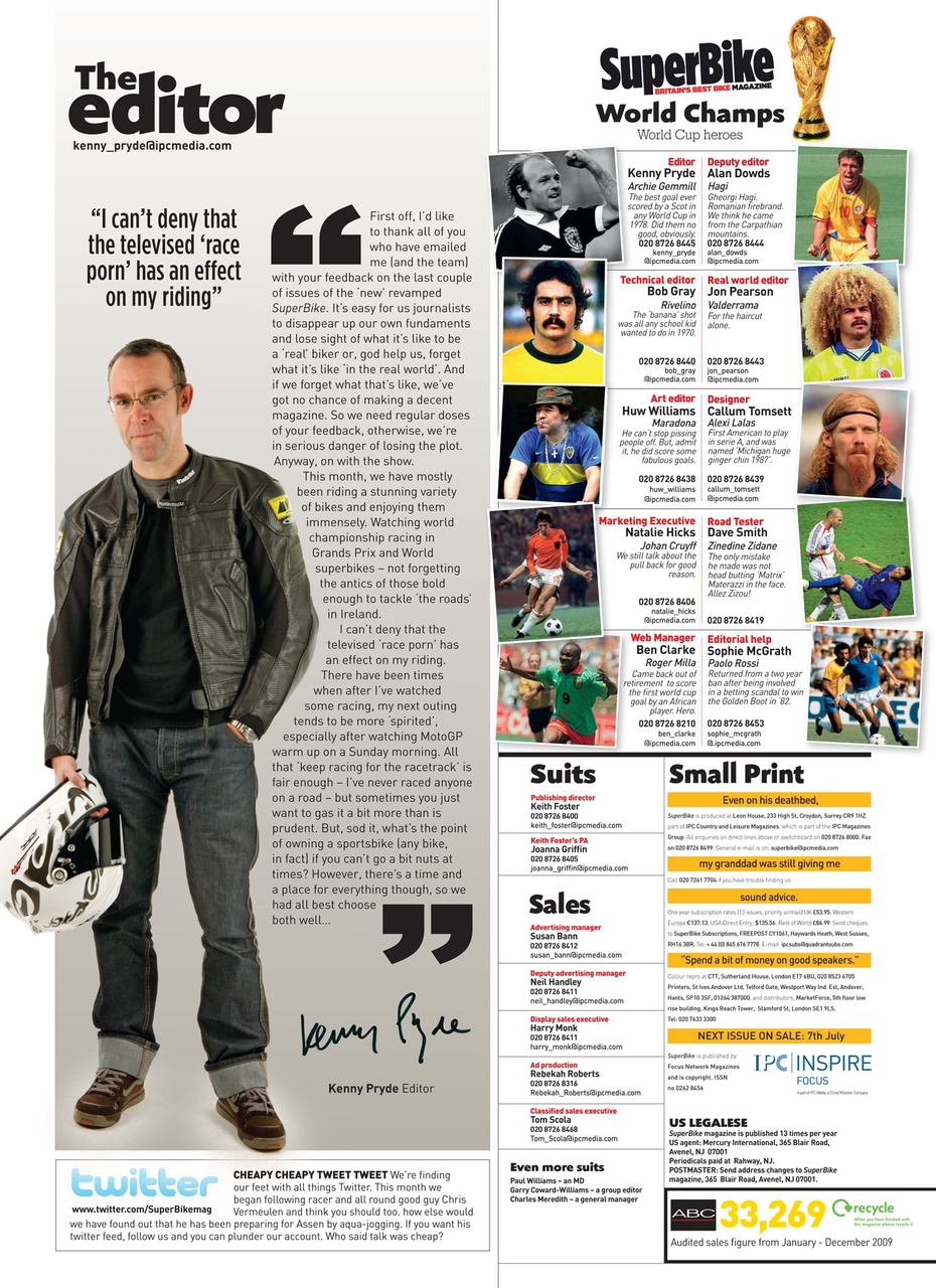 Superbike Magazine Preview Pages