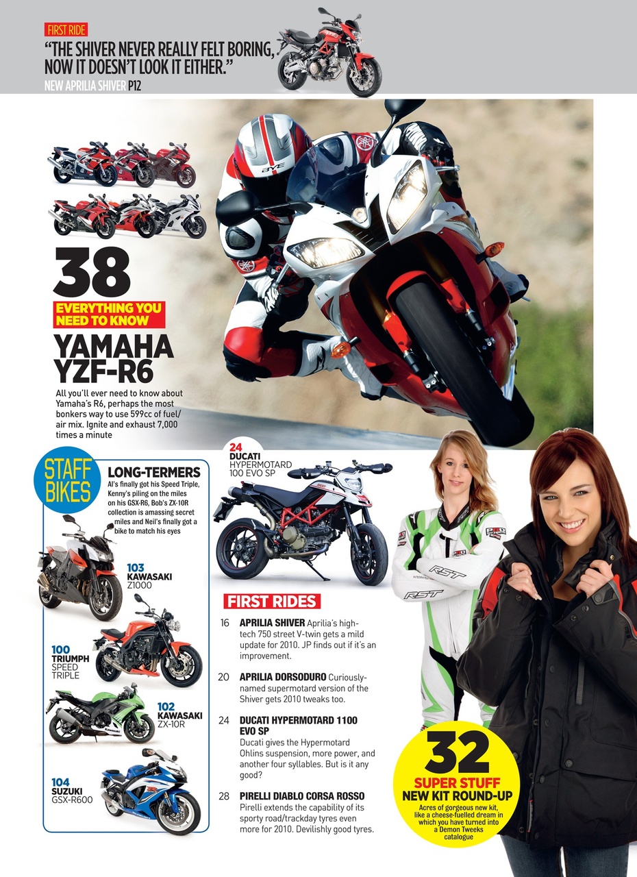 Superbike Magazine Preview Pages