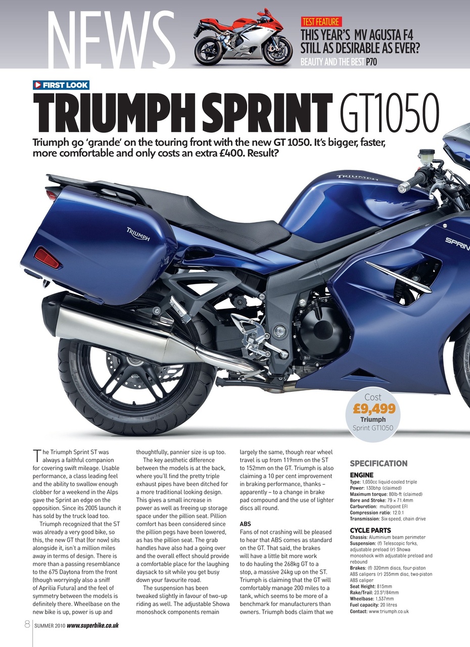 Superbike Magazine Preview Pages