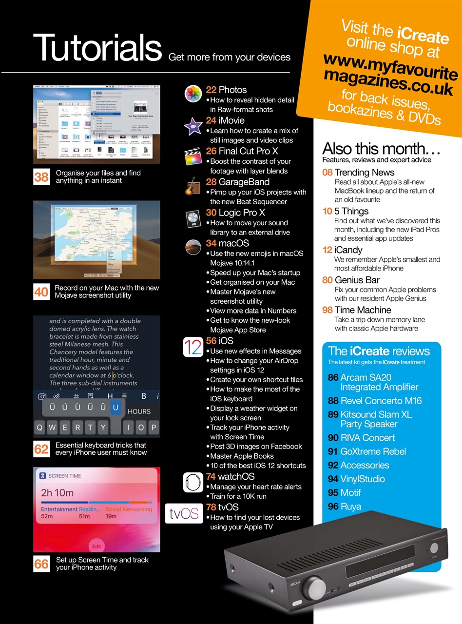 iCreate Preview Pages