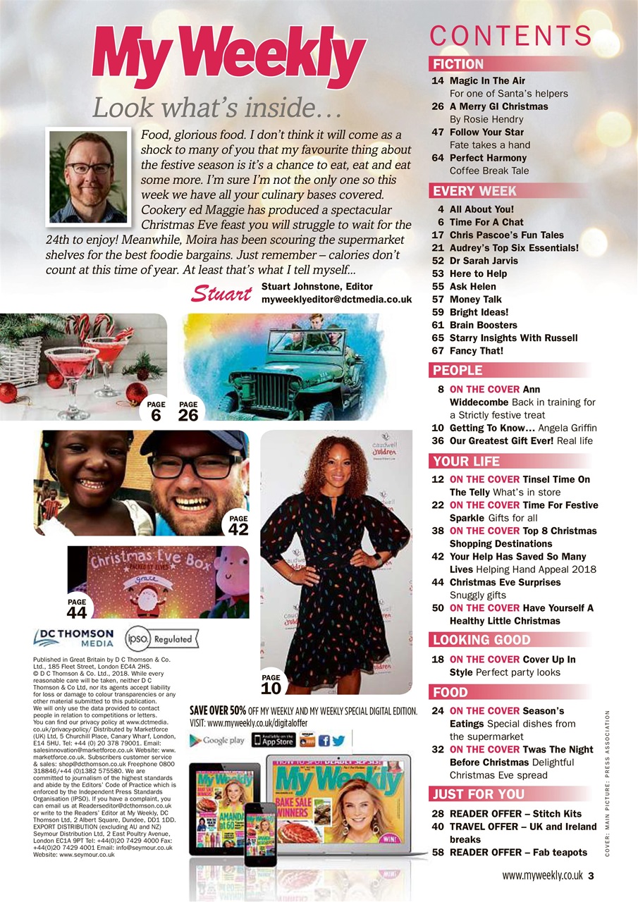 My Weekly Preview Pages