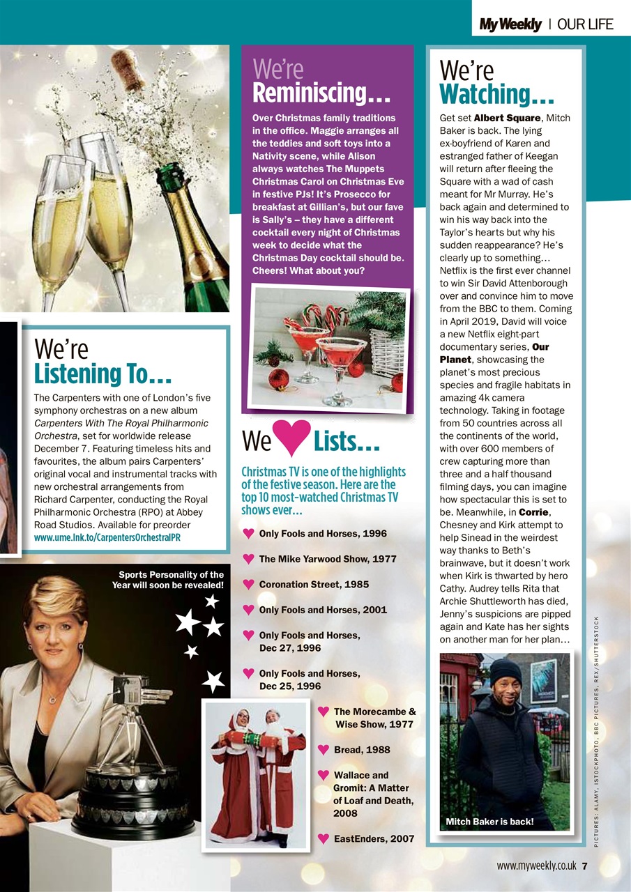 My Weekly Preview Pages