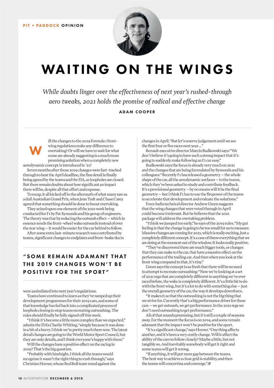 Autosport Preview Pages