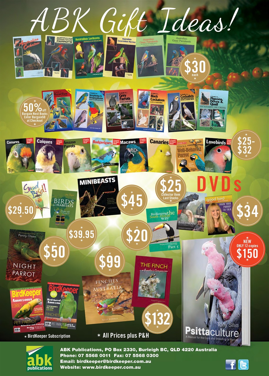 Australian Birdkeeper Magazine Preview Pages