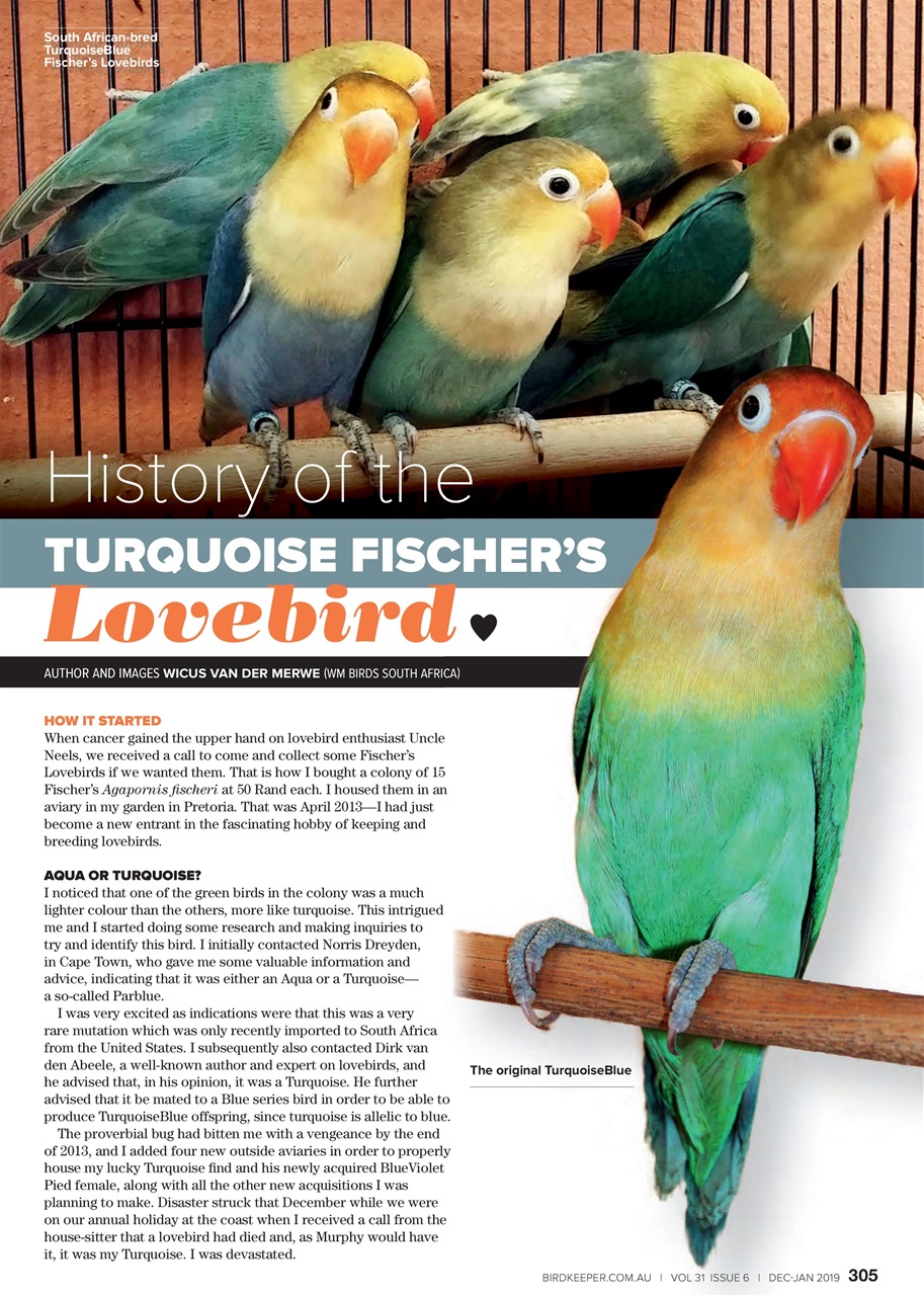 Australian Birdkeeper Magazine Preview Pages
