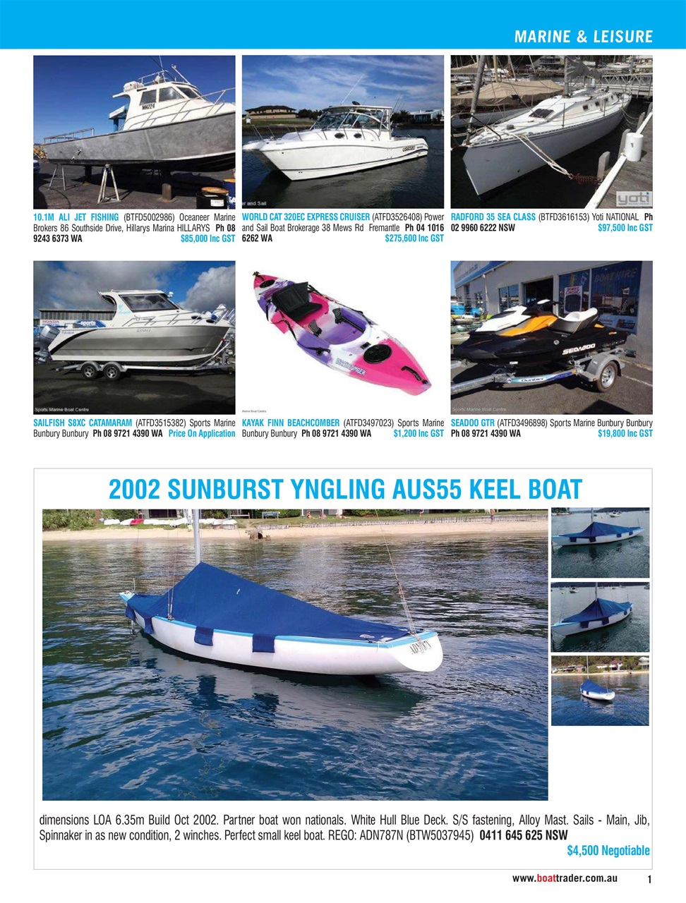 Boat Trader Australia Preview Pages