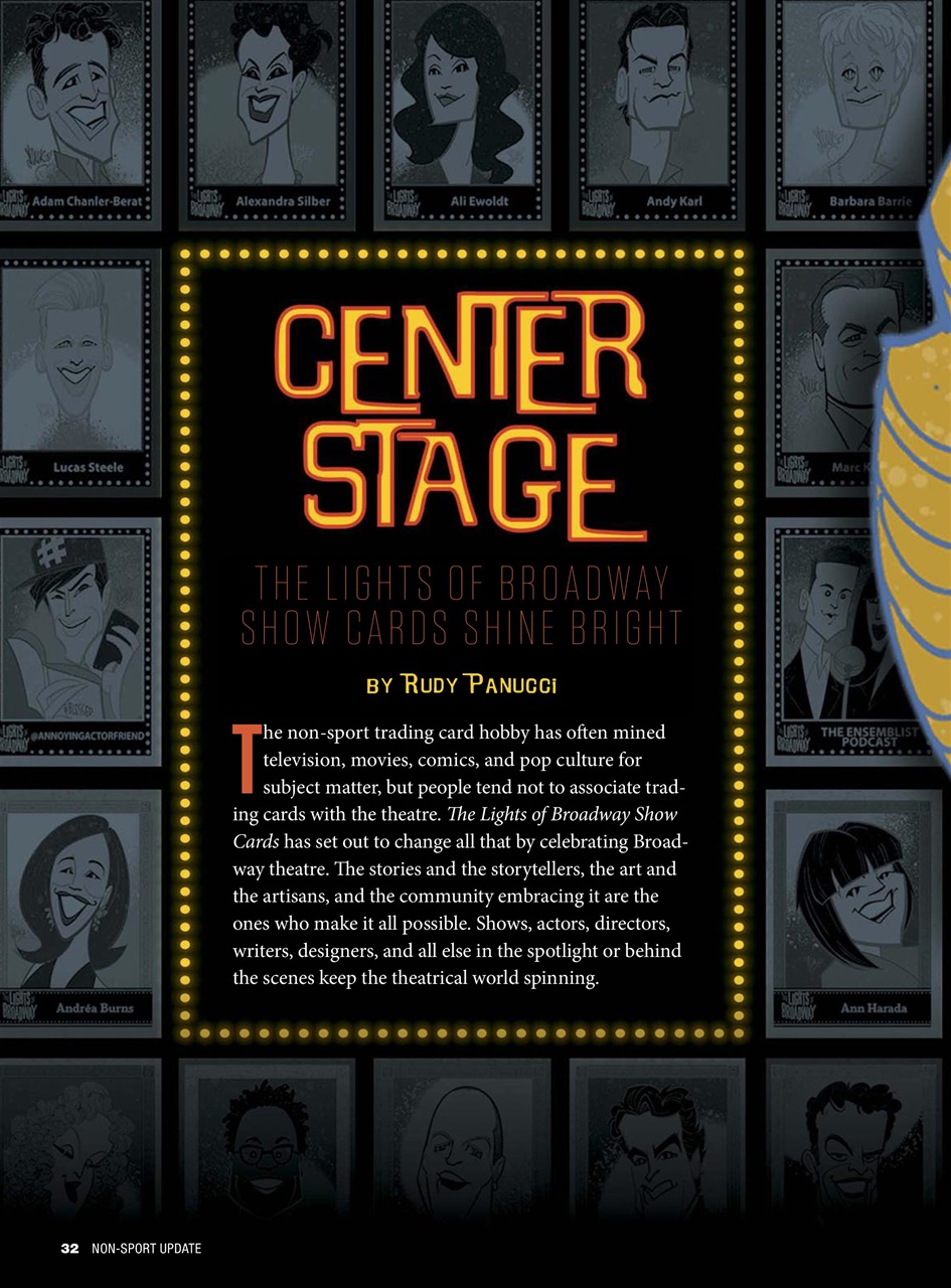 Non-Sport Update Magazine Preview Pages