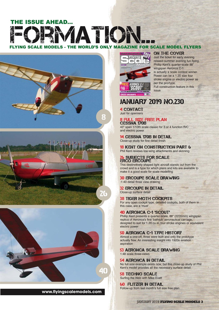 Radio Control Model Flyer Preview Pages