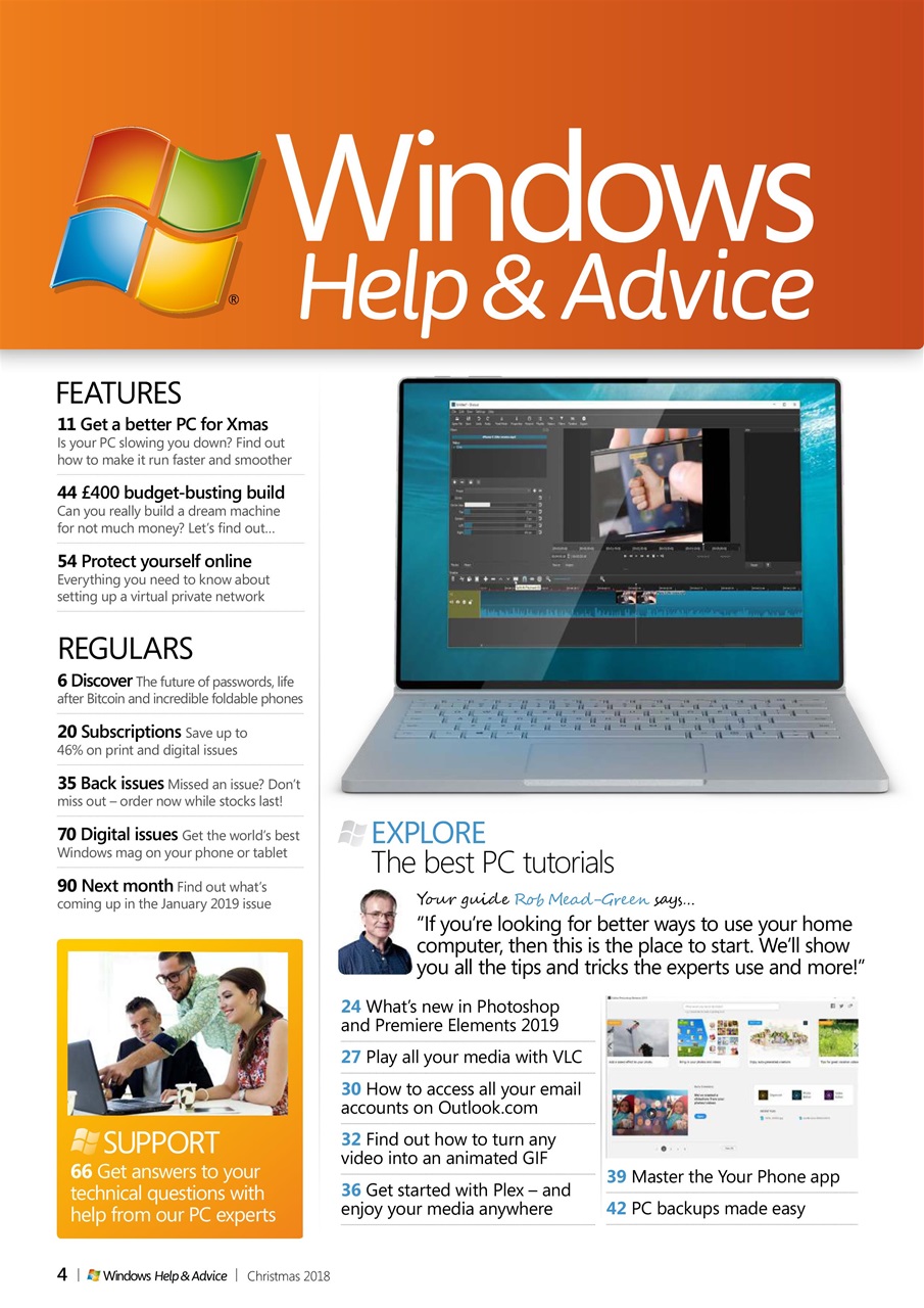 Windows Help & Advice Preview Pages