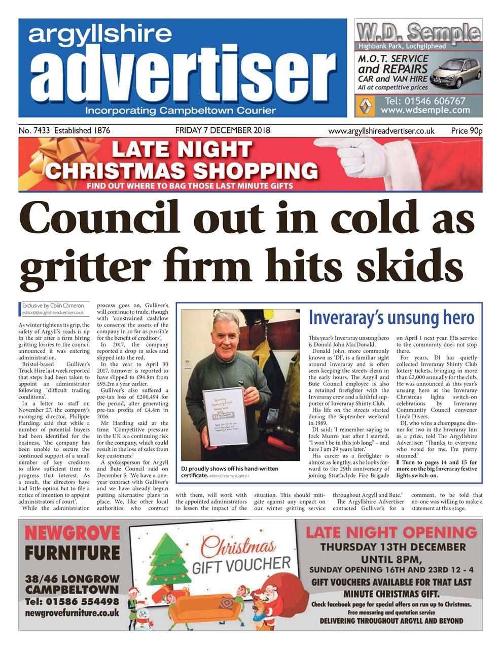 Argyllshire Advertiser Preview Pages