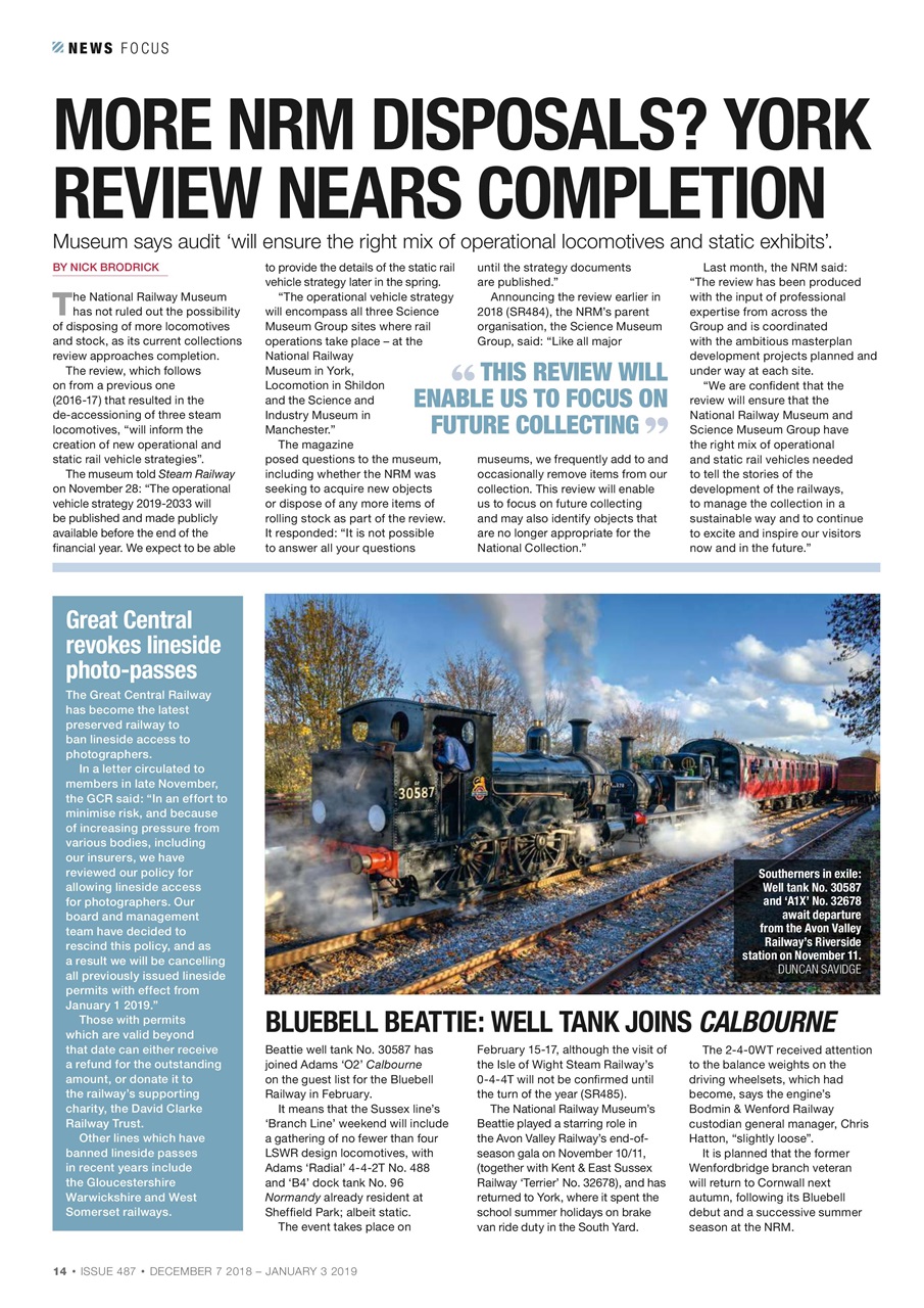 Steam Railway Preview Pages