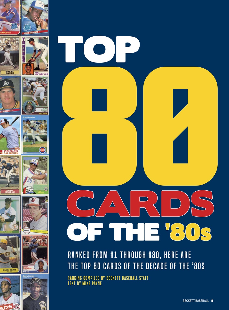 Beckett Baseball Magazine Preview Pages