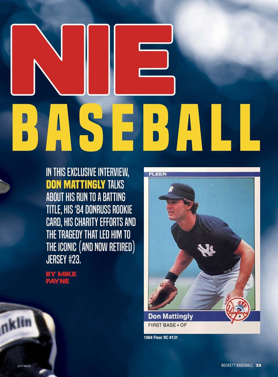 Beckett Baseball Magazine Preview Pages