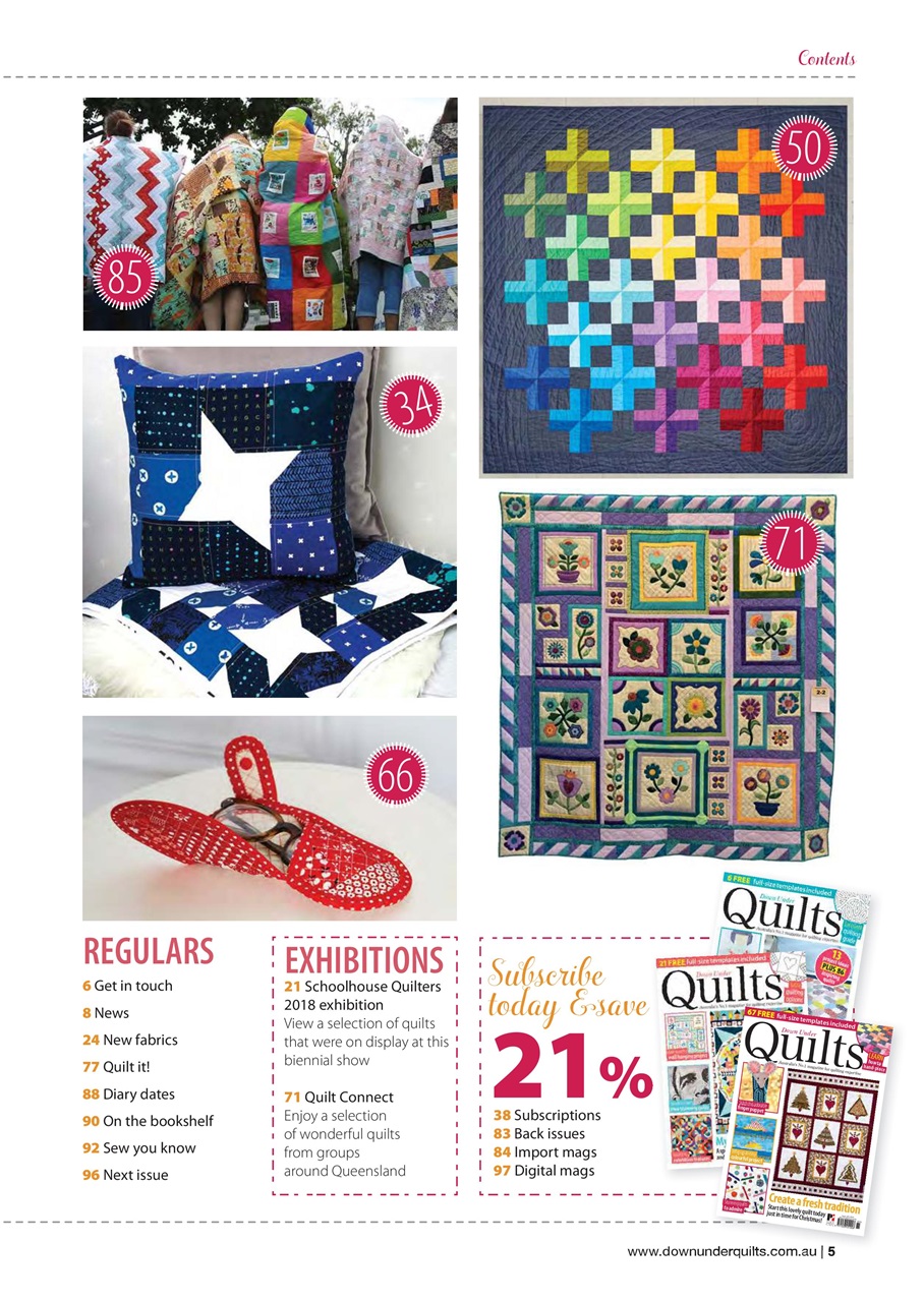 Down Under Quilts Preview Pages