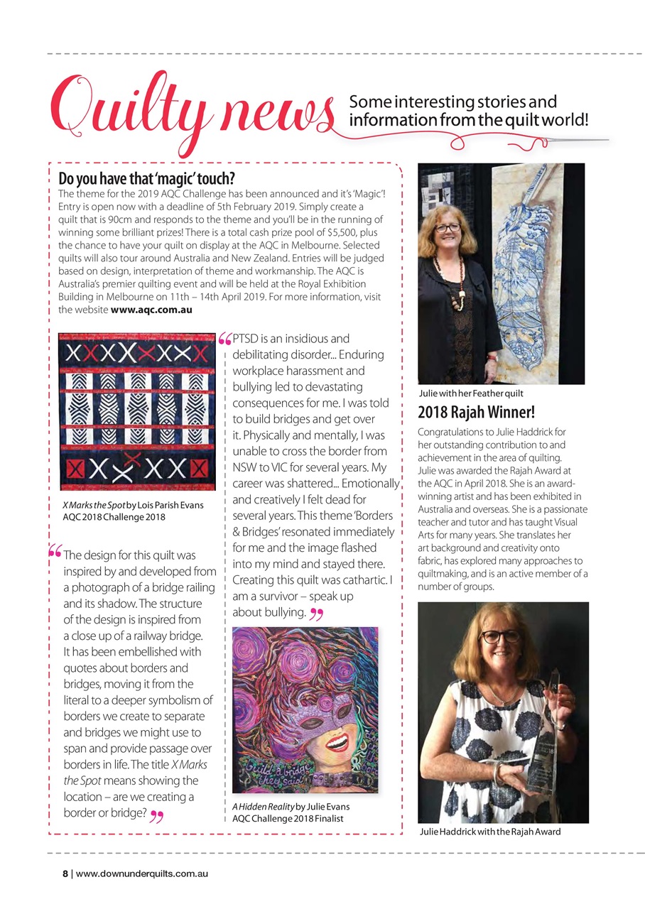 Down Under Quilts Preview Pages