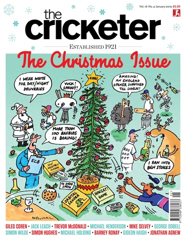 The Cricketer Magazine issue January 2019