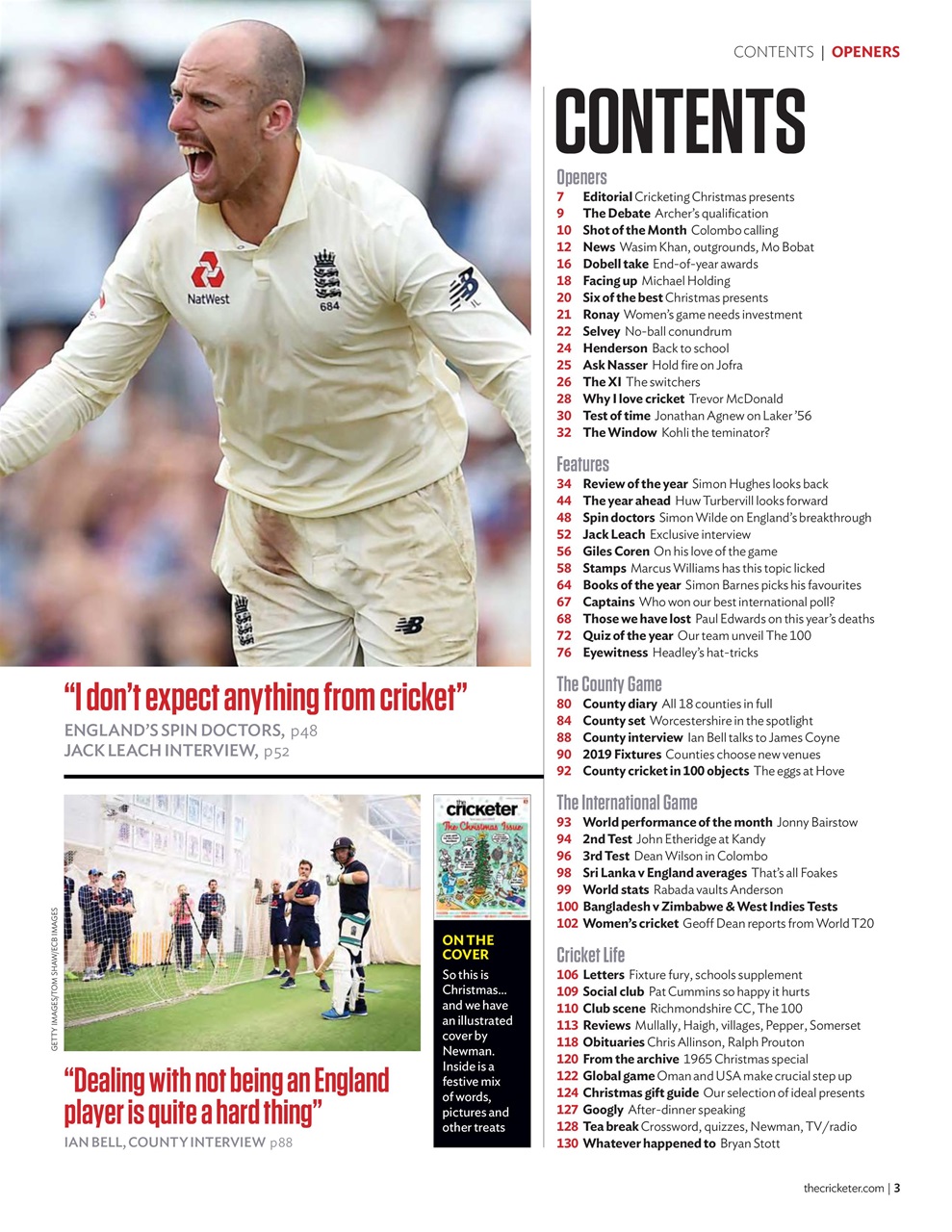 The Cricketer Magazine Preview Pages