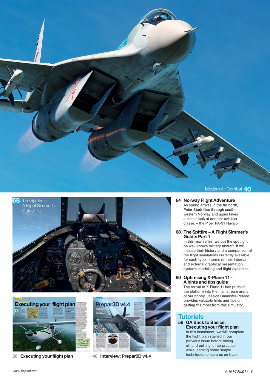 PC Pilot Preview Pages