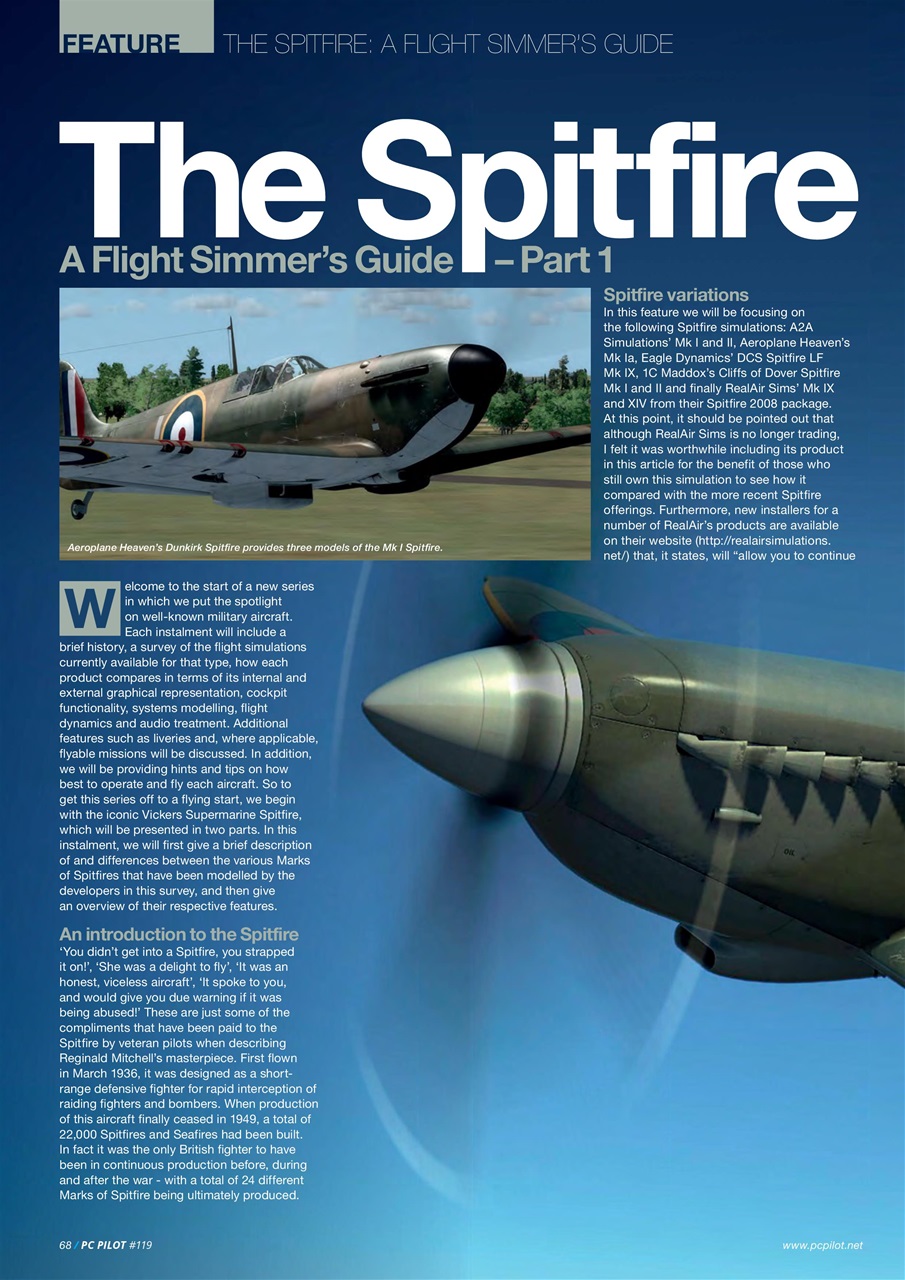 PC Pilot Preview Pages