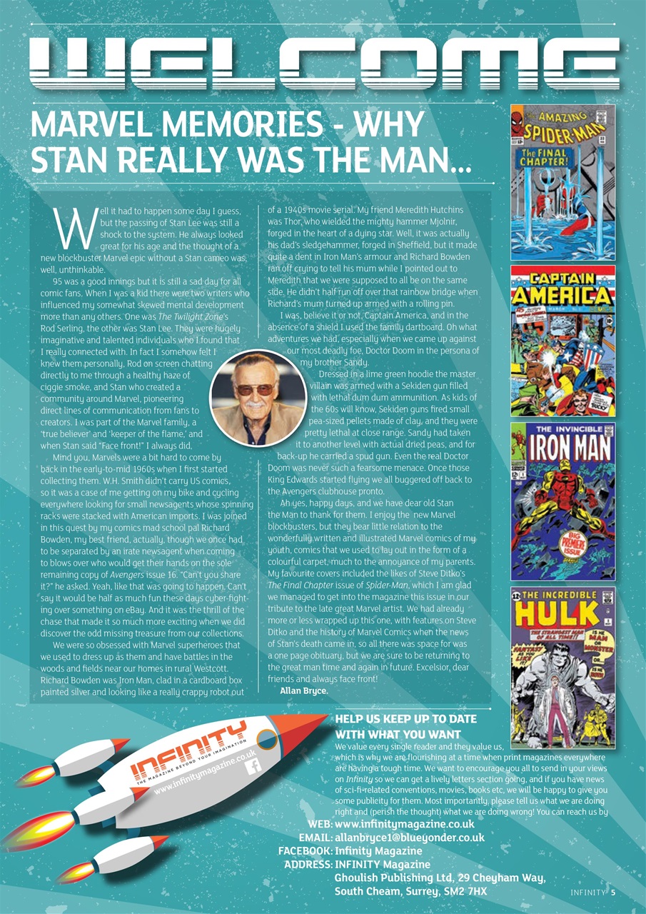 Infinity Magazine Preview Pages