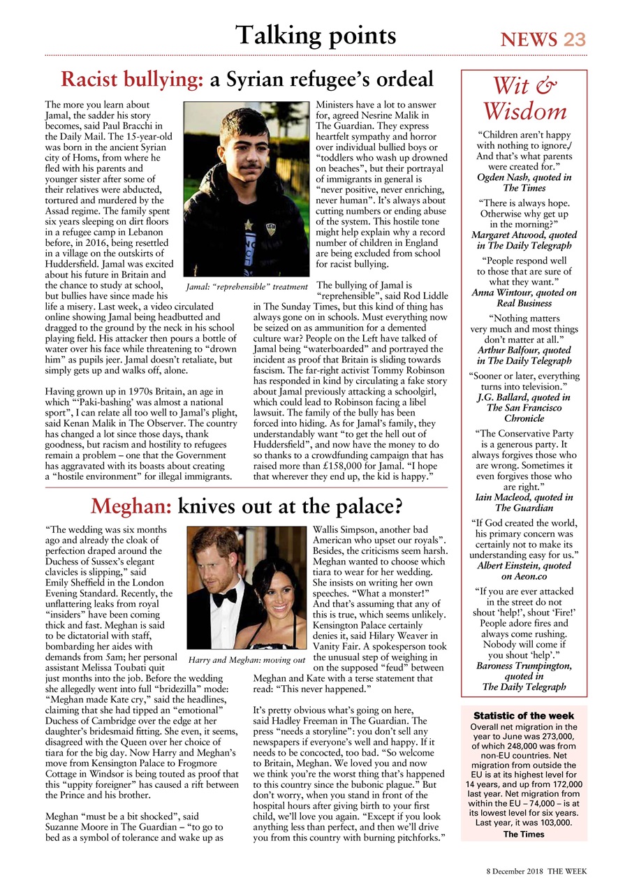 The Week Preview Pages