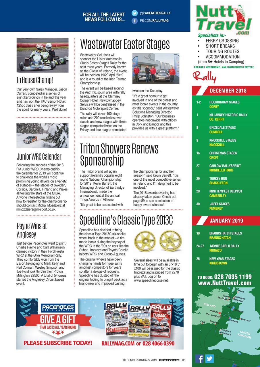Pacenotes Rally magazine Preview Pages