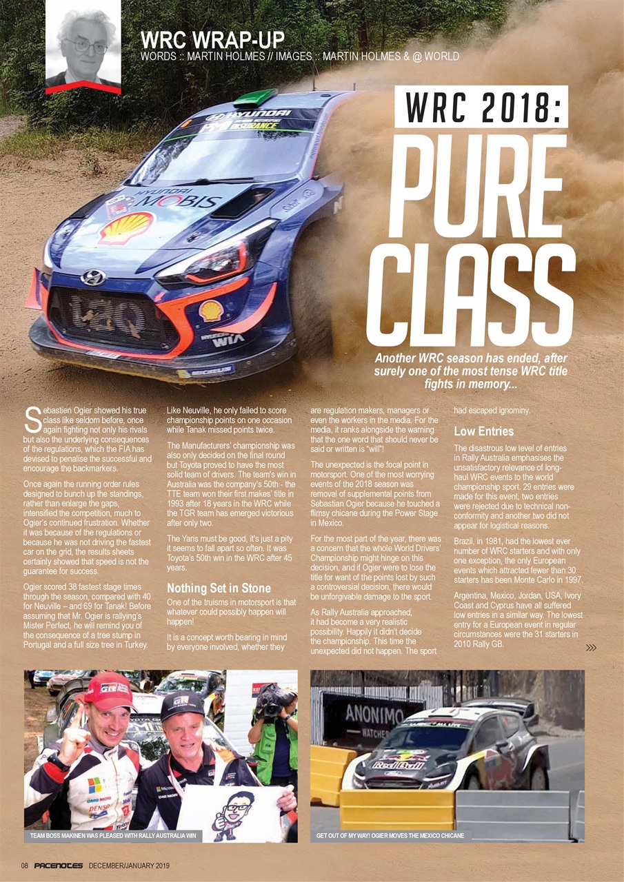 Pacenotes Rally magazine Preview Pages